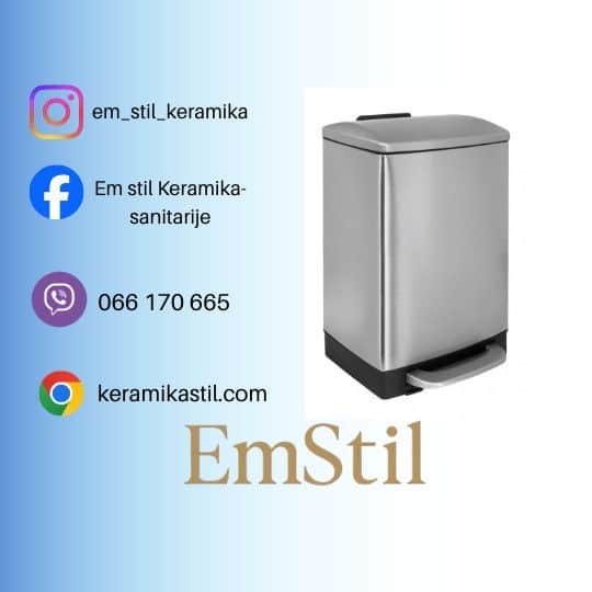 Kanta za smece 12L COPEN soft close kvadratna C-07-012-CK