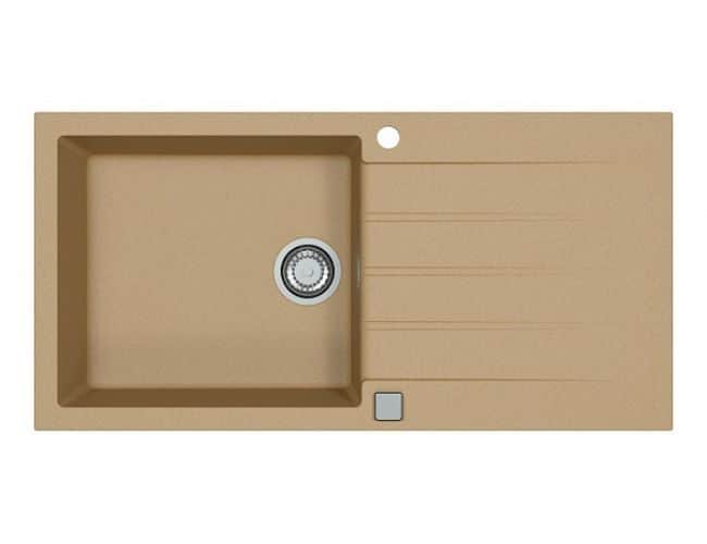Sudoper 1000x500 Cadit 50 G55-beige A
