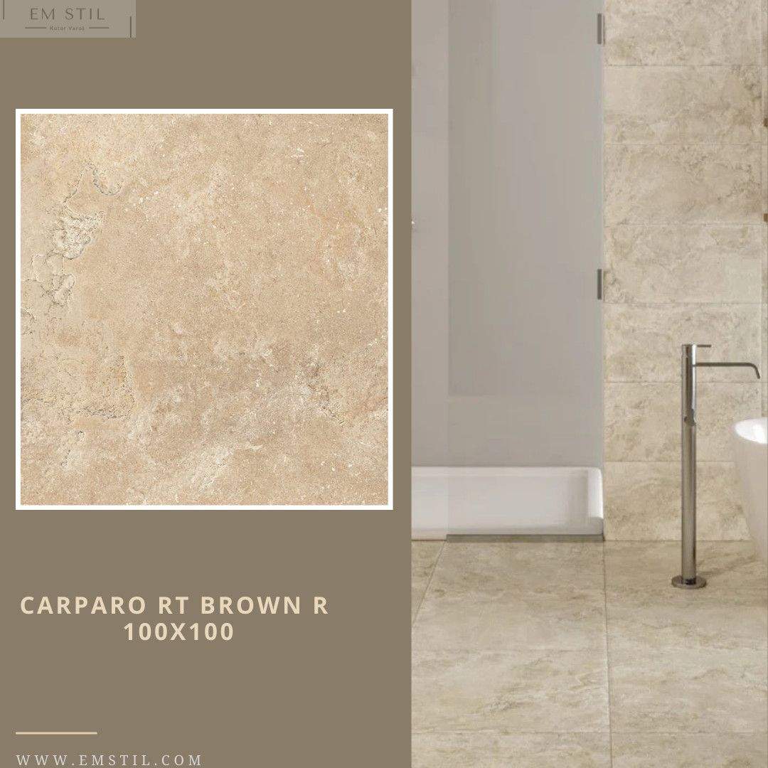 Keramičke pločice 100x100 CARPARO RT BROWN R 1033