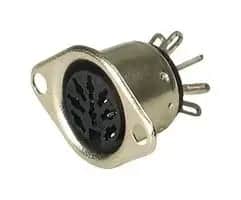 Din konektori za panel ženski 8-pin MAB 8S