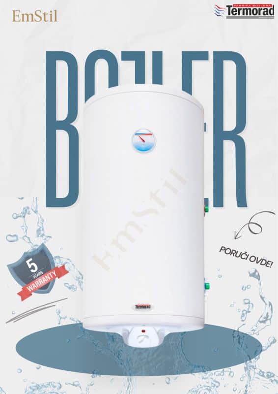 Bojler 80l Kombinovani desni-TERMORAD R
