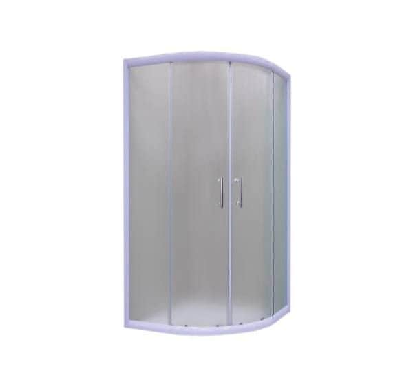Tuš kabina polukružna 80x180h mat Rocco Eco
