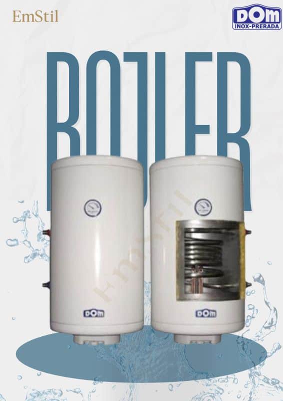 Bojler kombinovani Dom 80l Inox