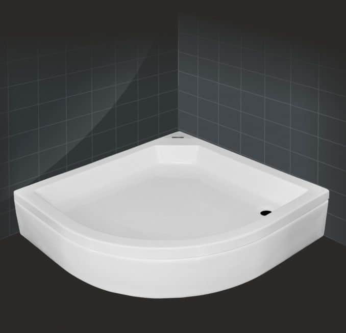 Tuš kada polukružna 80x80/Obloga LIBRA I