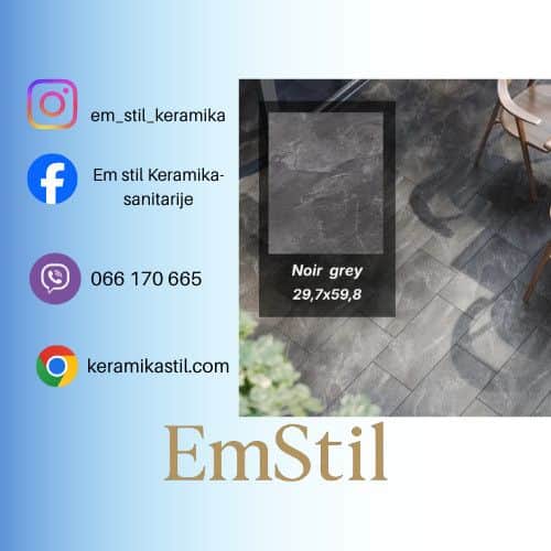 Keramičke pločice  29,7x59,8 Noir grey 1156
