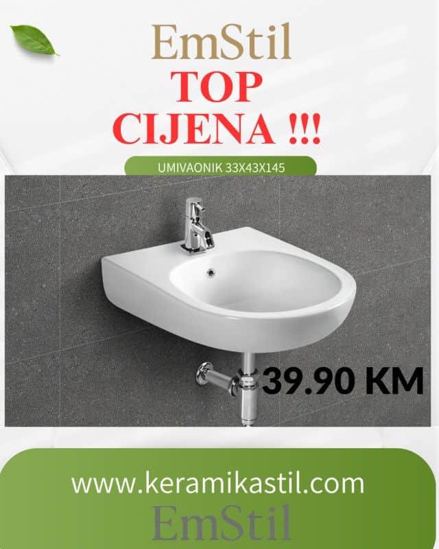 Umivaonik 33x43x14x range sandy TOP CIJENA