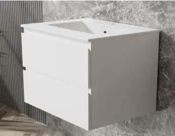 Kupatilski ormaric sa umivaonikom Tea 80cm bijeli R lavabo