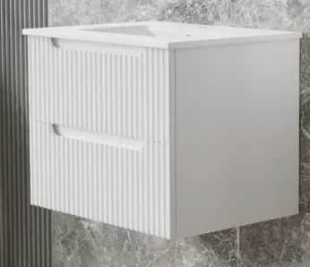 Kupatilski ormaric sa umivaonikom Klara 60cm bijeli R lavabo