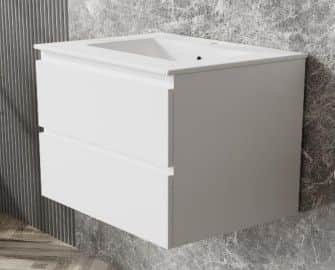 Kupatilski ormaric sa umivaonikom Dora 60cm bijeli R lavabo