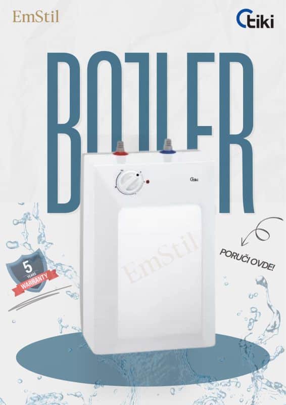Bojler 5L nisko montažni Tiki