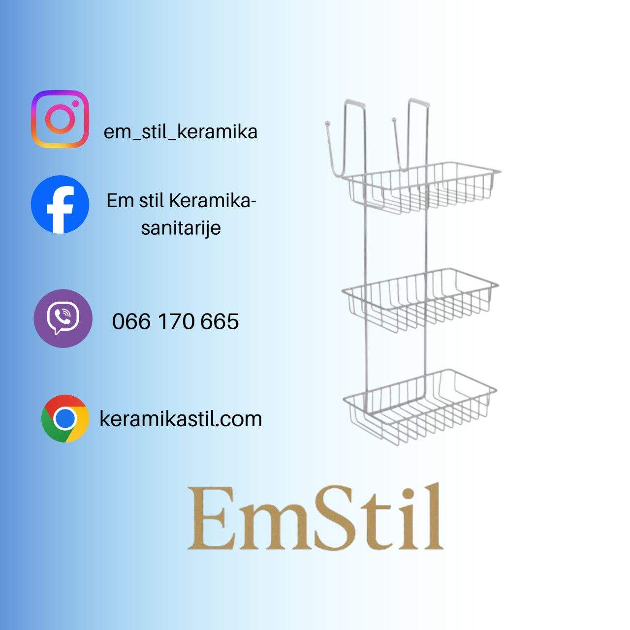 Etažer žicani WT600 Minotti I