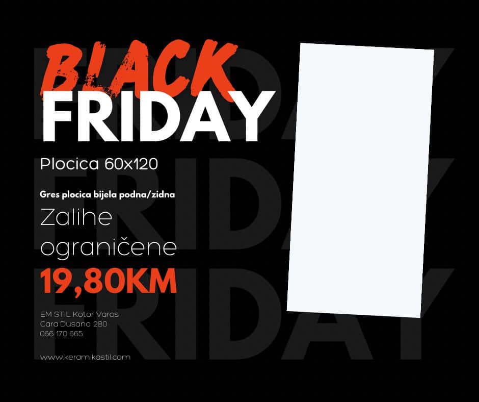 Plocice Akcija black friday