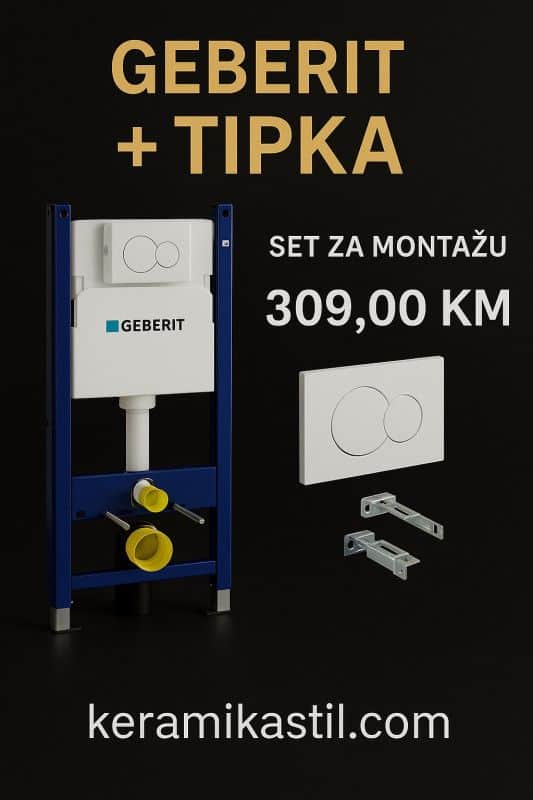 Vodokotlic geberit plus tipka