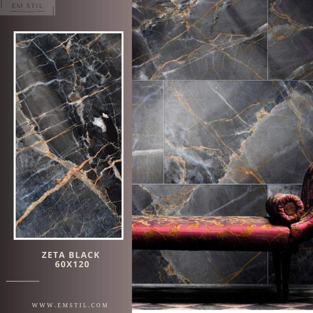Pločica 60x120 ZETA BLACK 1088