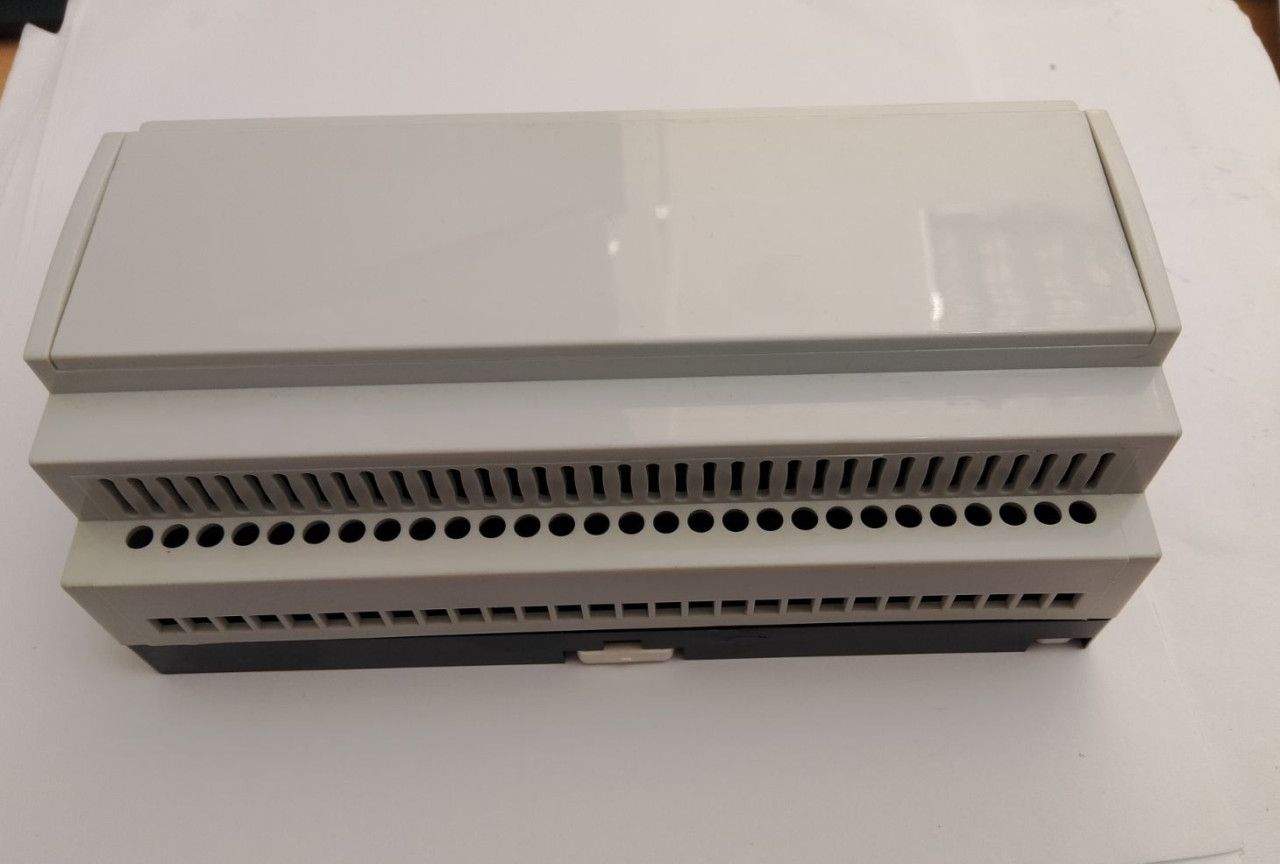 Kutija za din šinu, Altinkaya RT-209-A-23, siva, 157x90x58mm