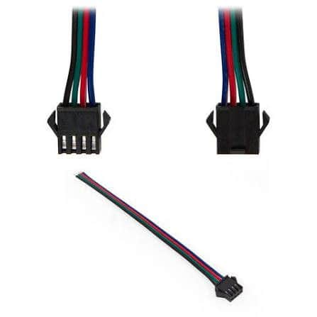 KONEKTOR ZA LED TRAKU 4-PIN MUŠKI I ŽENSKI (PAR)