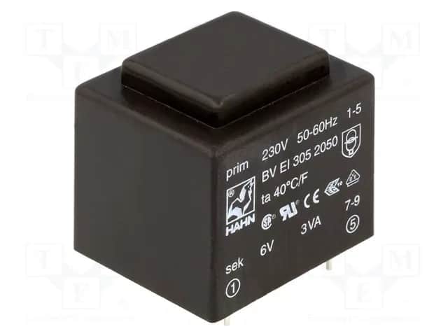 Transformator (trafo) 6V 3VA