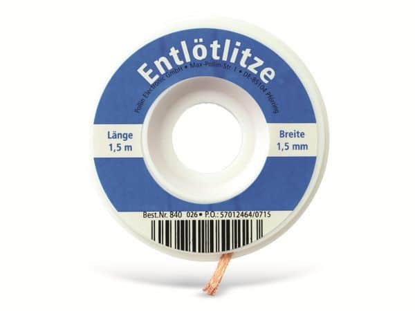 Bakarna žica "pletenica" za odlemljavanje 1.5mm/1.5m