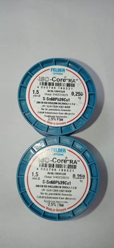 FELDER TINOL 1.50mm-250gr (S-Sn60Pb39Cu1)