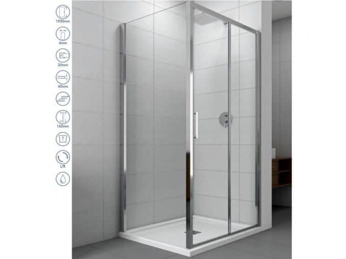 Tuš kabina kvadratna 70x195-6mm ELEMENT COPEN ATLAS I