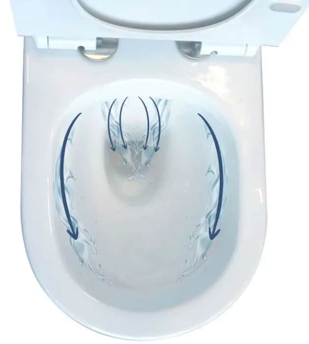 Wc solja viseca rimless optimo sa sporospustajucom daskom