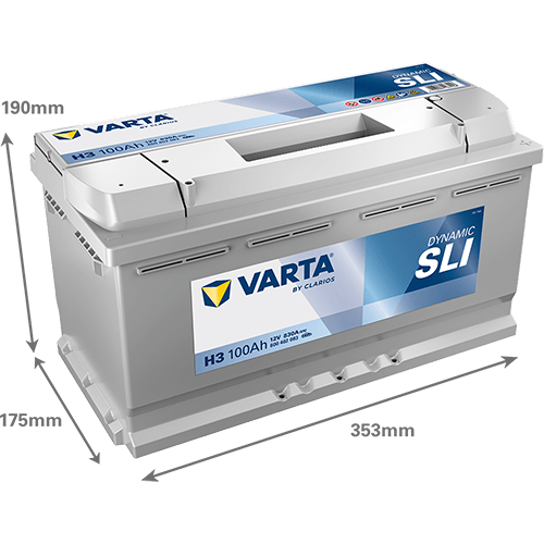 Akumulator VARTA Dynamic SLI 12V 100Ah 830A (H3)