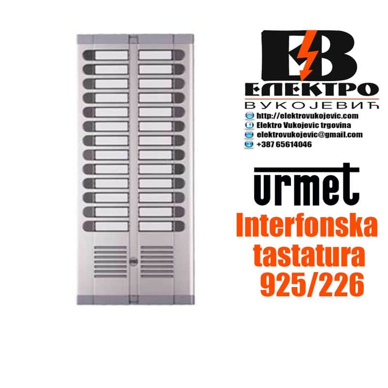 Interfon Portafon Urmet tastatura 925/226