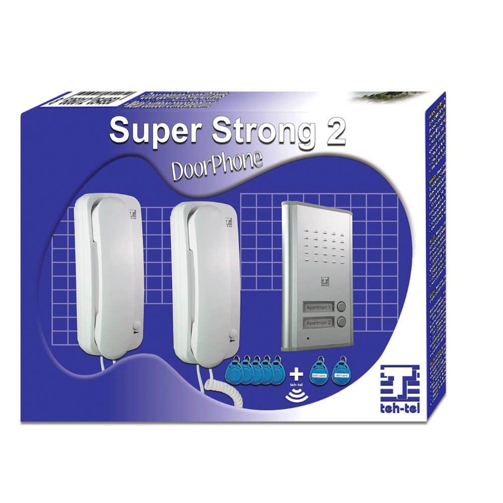 Audio interfon set za 2 stana SUPER STRONG 2 Teh tel