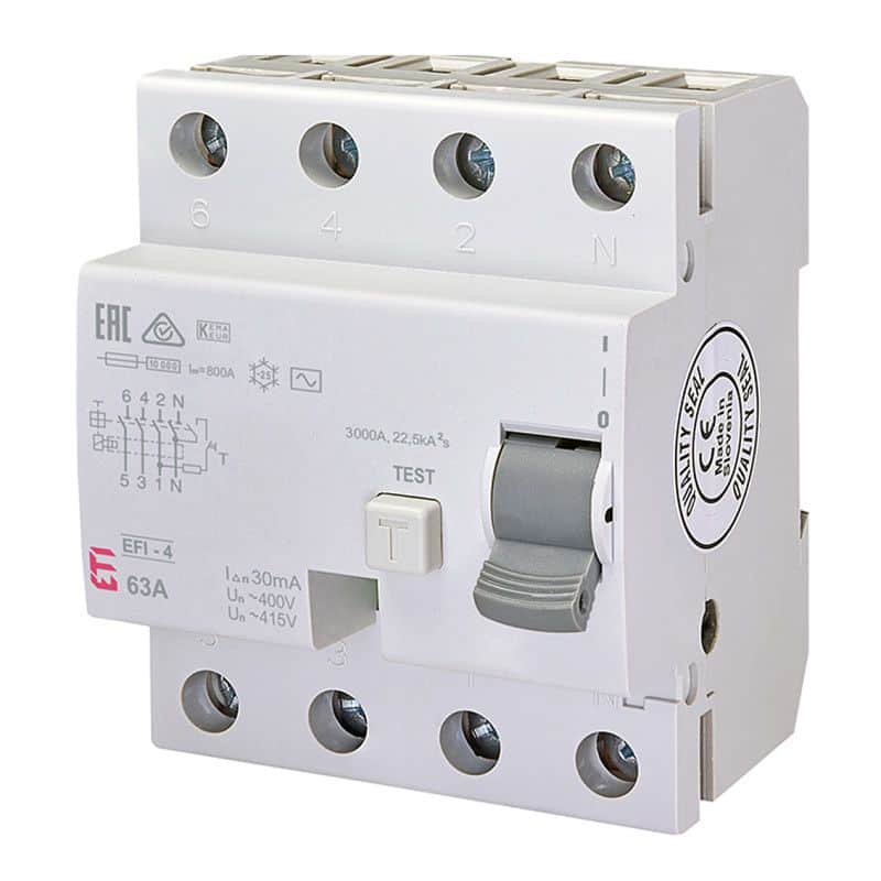 FID Sklopka EFI-4 63/30 mA  4P Eti