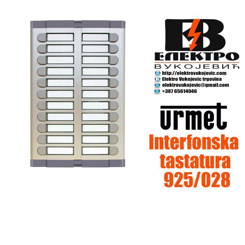 Interfon Portafon Urmet tastatura 925/028