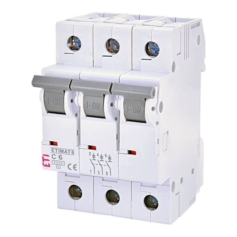 Automatski osigurač ETIMAT6 C 3P 6A Eti