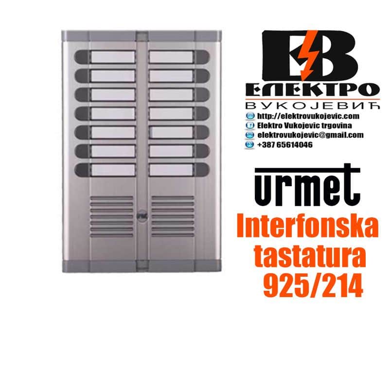 Interfon Portafon Urmet tastatura  925/214