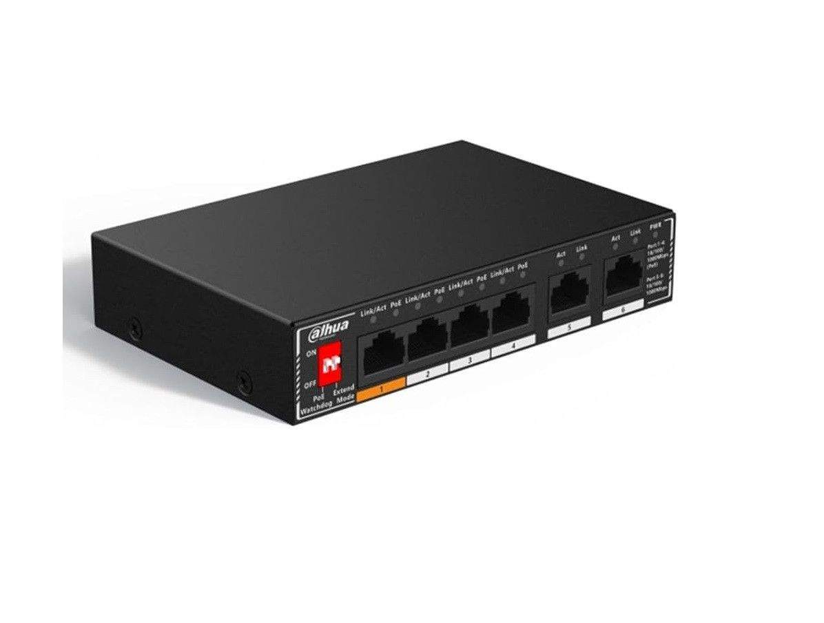 Dahua 6-Port Gigabit PoE Switch with 4-Port PoE