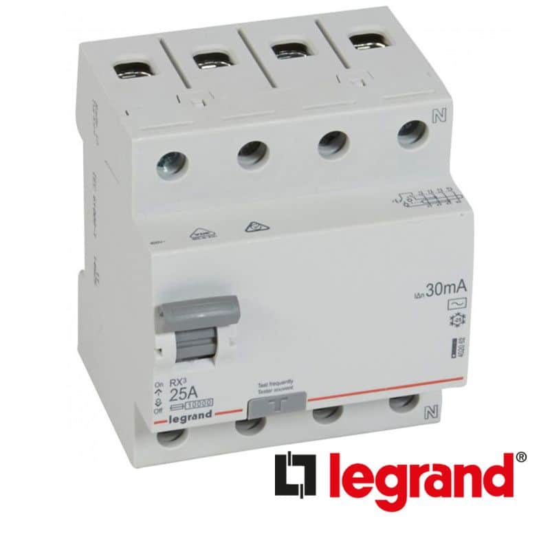 Fid sklopka RX3-RCCB 25/30mA 4P Legrand