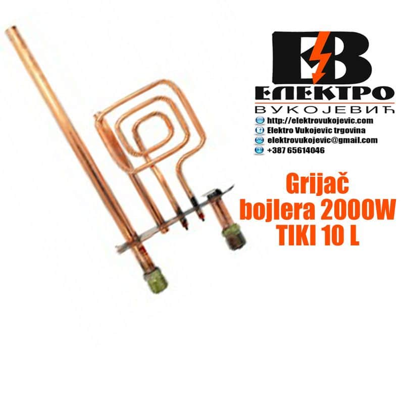 GRIJAČ/GRIJAČI ZA BOJLER TIKI 10L 2000W