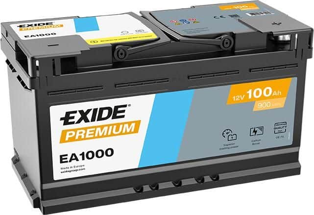 Exide Premium EA1000 – Maksimalni Kapacitet i Vrhunska Startna Snaga