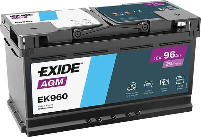 Exide Start-Stop AGM EK960 – Beskompromisna Snaga za Premium Vozila