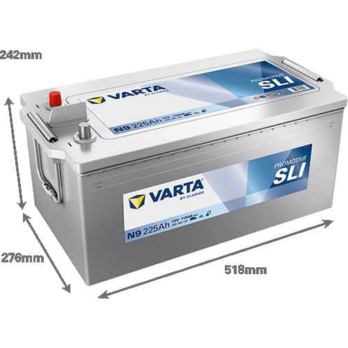 Akumulator VARTA Dynamic SLI 12V 225Ah 1150A (N9)