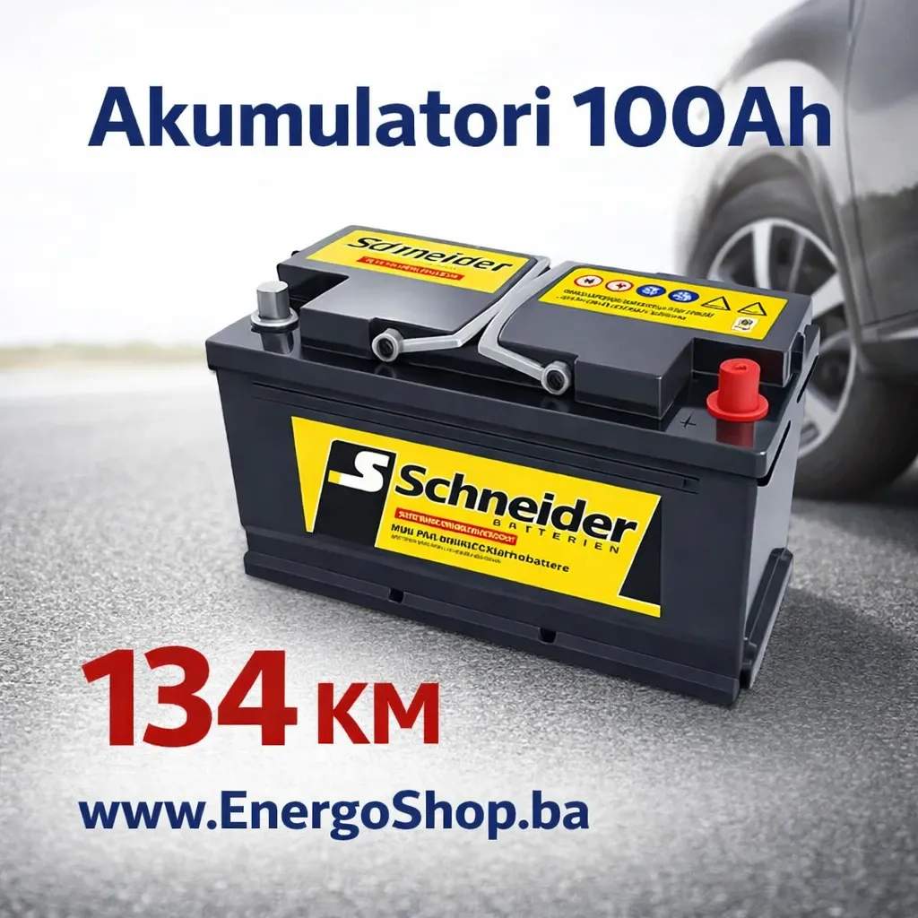 Auto Akumulator 100Ah Schneider akumulatori Baterije