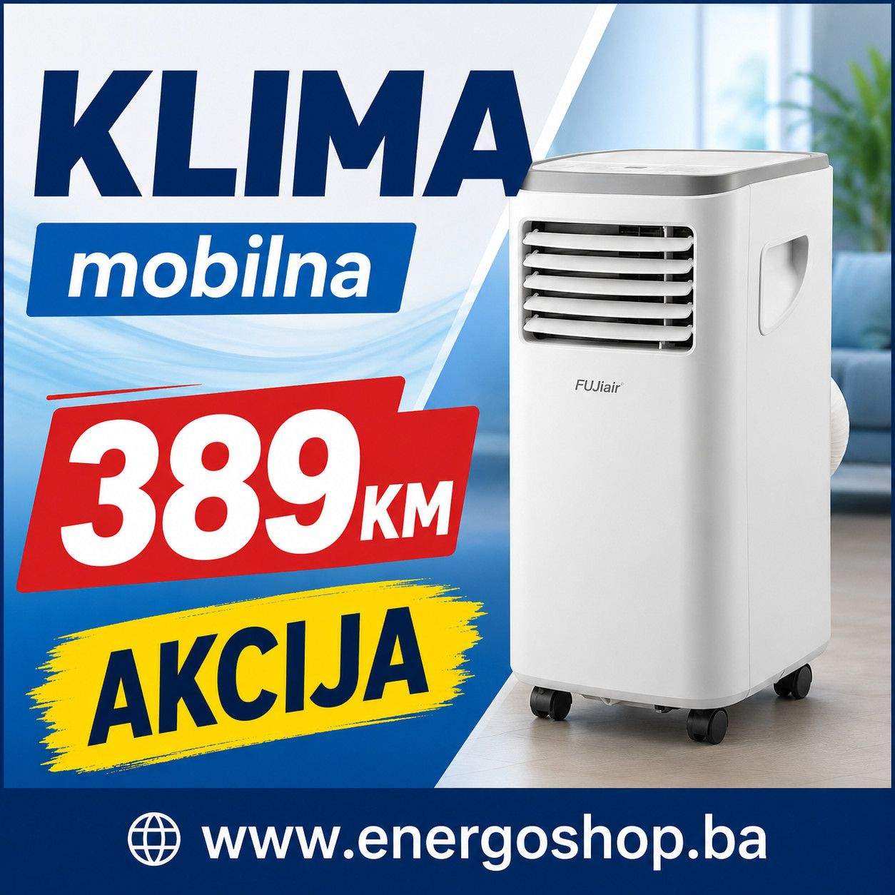 FUJI AIR prijenosna klima SUZU 2,1kW