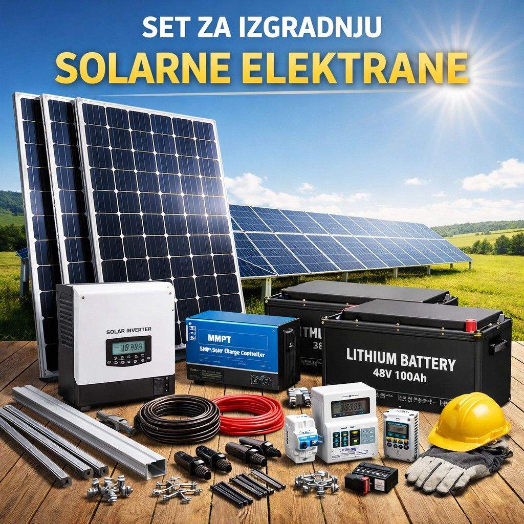 Solarna Elektrana 6kW Monofazna On-Grid - Fuji Solar 6.72kWp