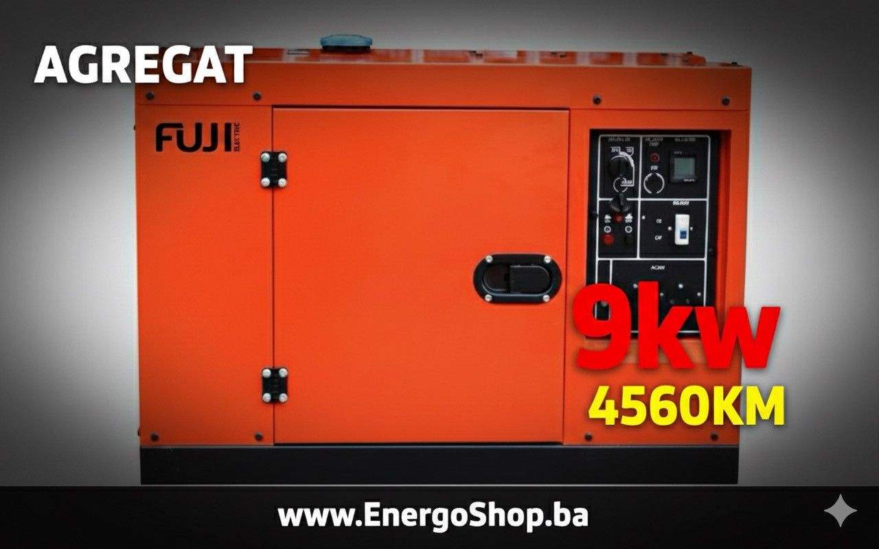 Agregat 9kW DIZEL Fuji Generatori AKCIJA Agregati