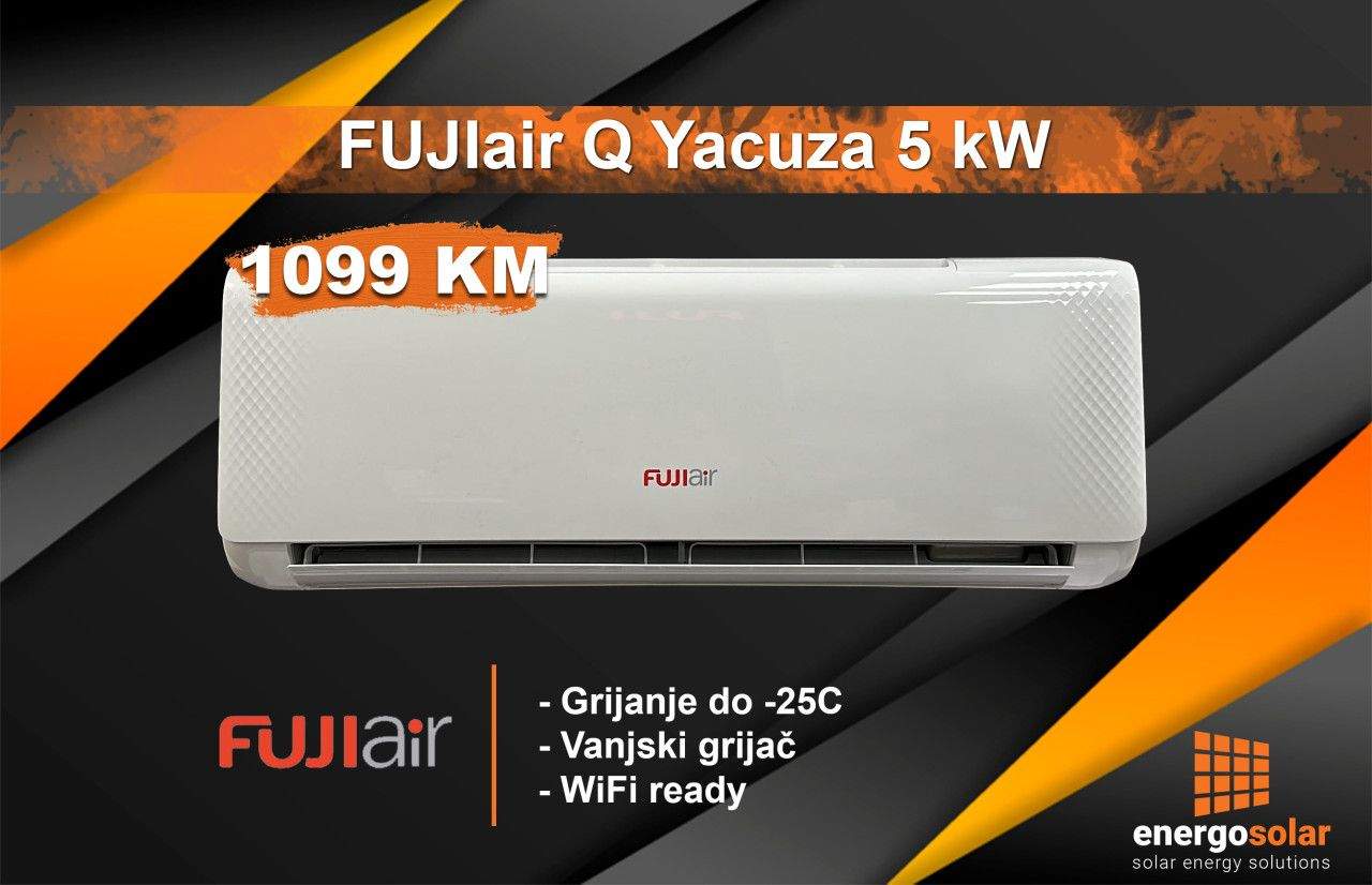 Klima uređaj FUJIAir Q YACUZA Inverter 5 kW -25C