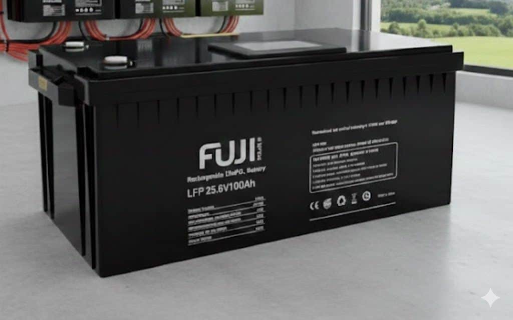 FUJI baterija 25.6V 100Ah+LCD-NEATA Akumulatori Solarni Paneli
