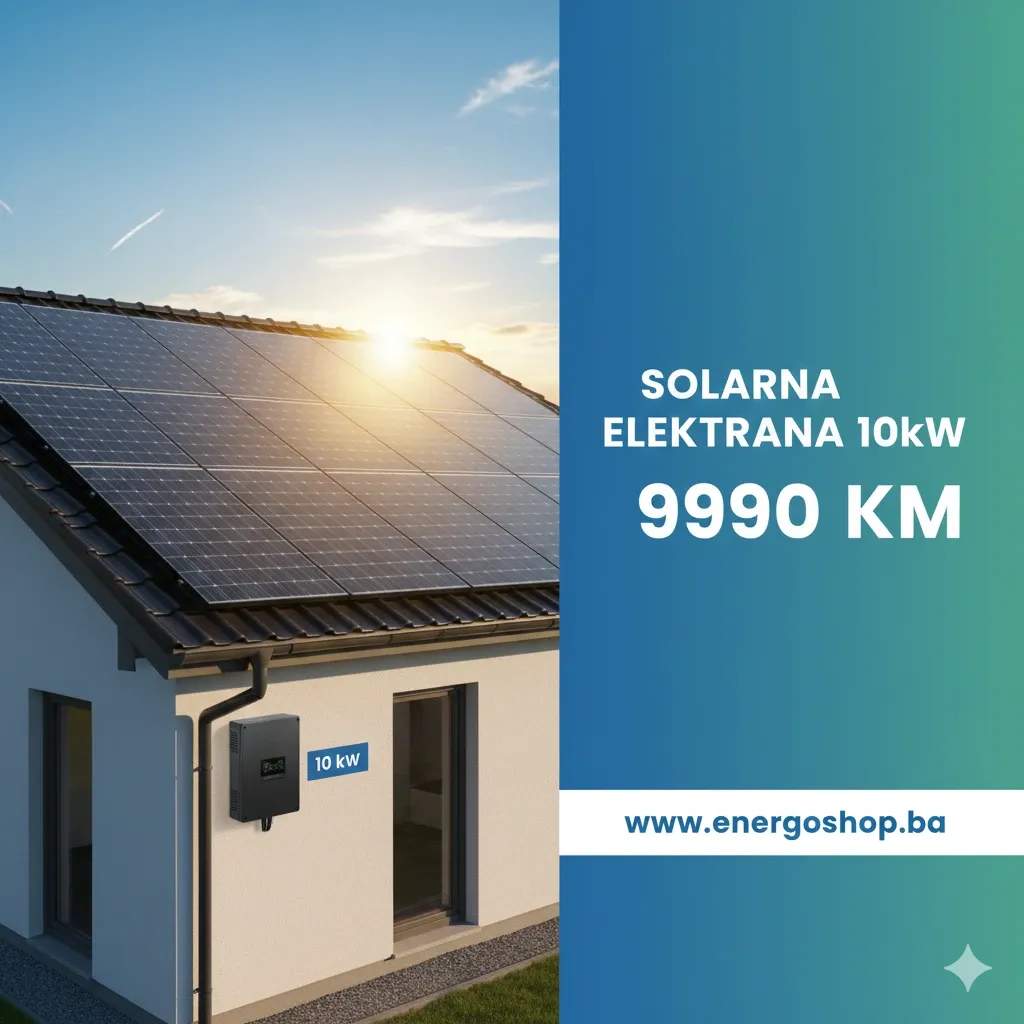 HIBRID Solarna Elektrana 10kW trofazna Solarni Paneli