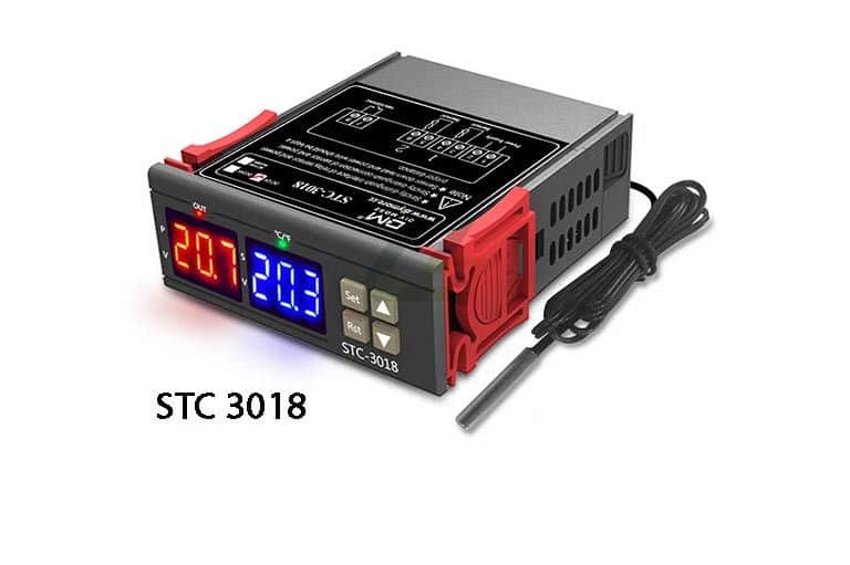 Termostat sa alarmom STC 3018 za inkubatore sušare grijanje hlađenje