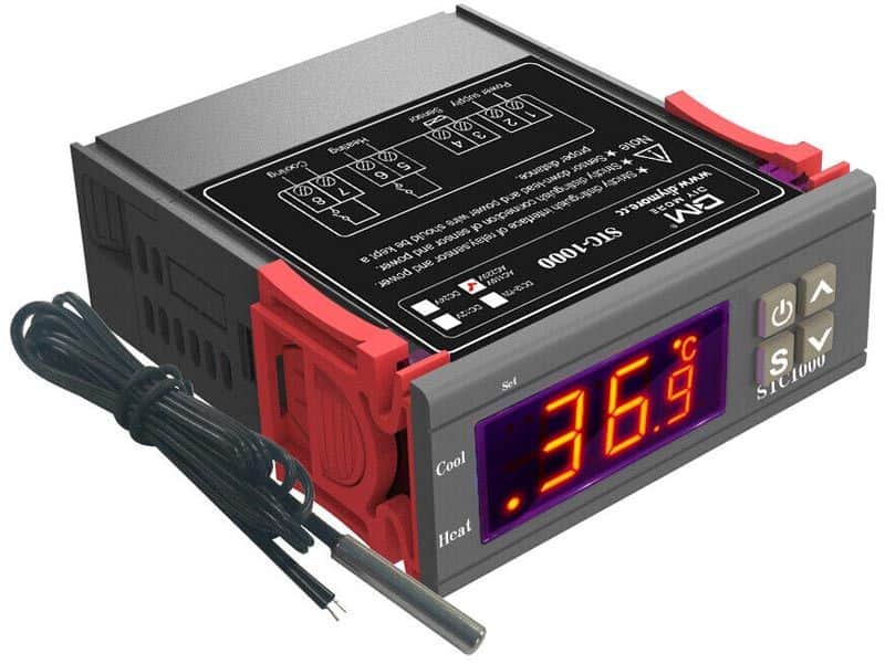Termostat za grijanje hlađenje sušare inkubatore DM STC 1000 sa NTC sondom 1m