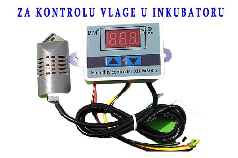 Termostat za kontrolu vlažnosti inkubatora sa sondom W3005