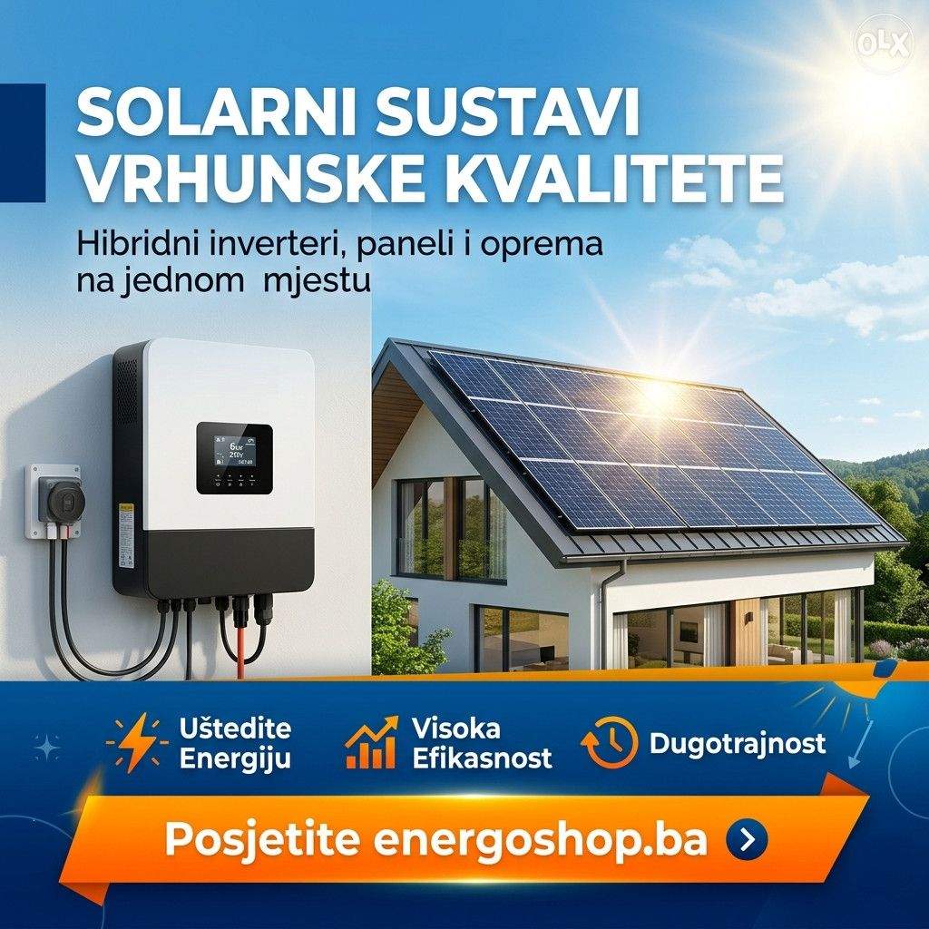 Solarne elektrane Solarni sustav Litij baterije pretvarači