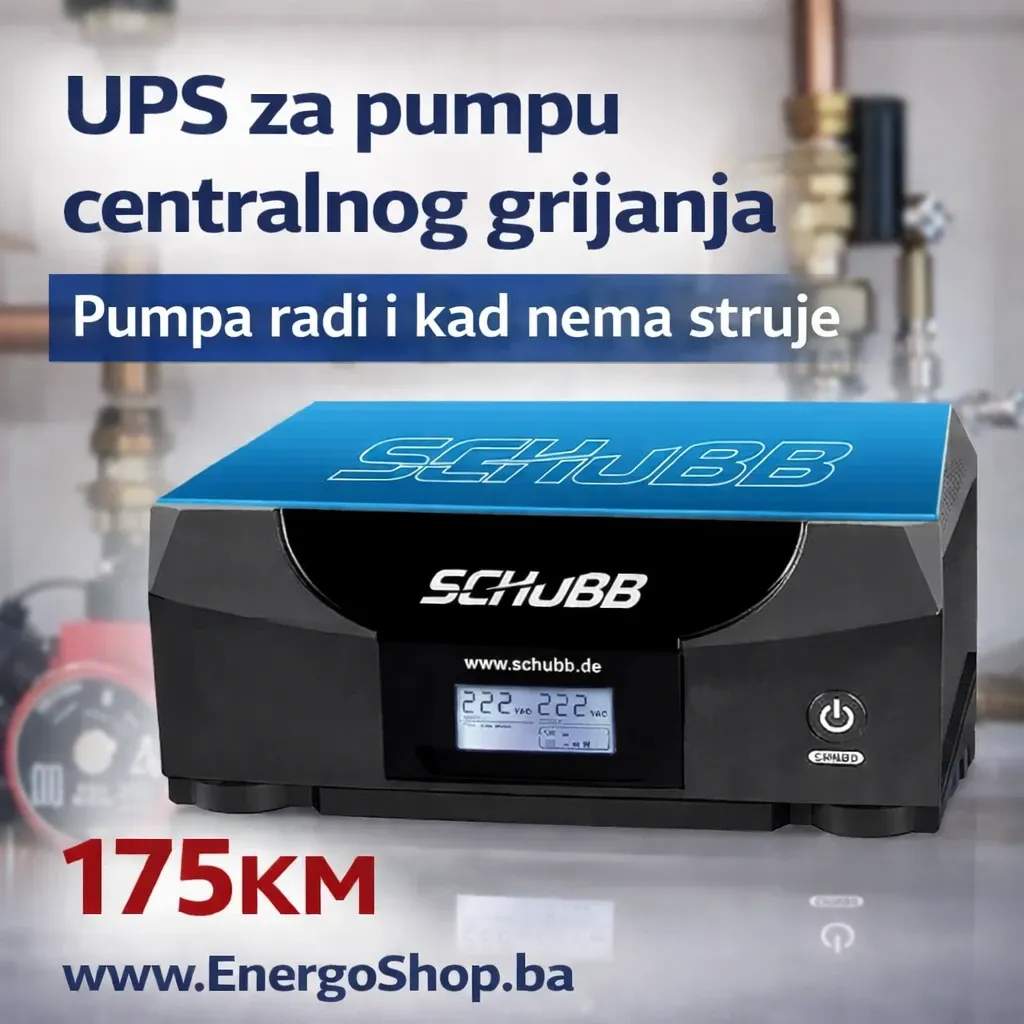 SCHUB 500W Pretvarač napona za pumpe punjač za peći grijanje